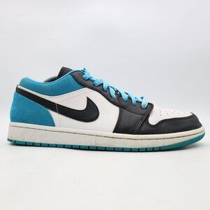 Nike Air Jordan 1 Men's 11 Low Laser Blue Casual Athletic Sneakers CK3022-004